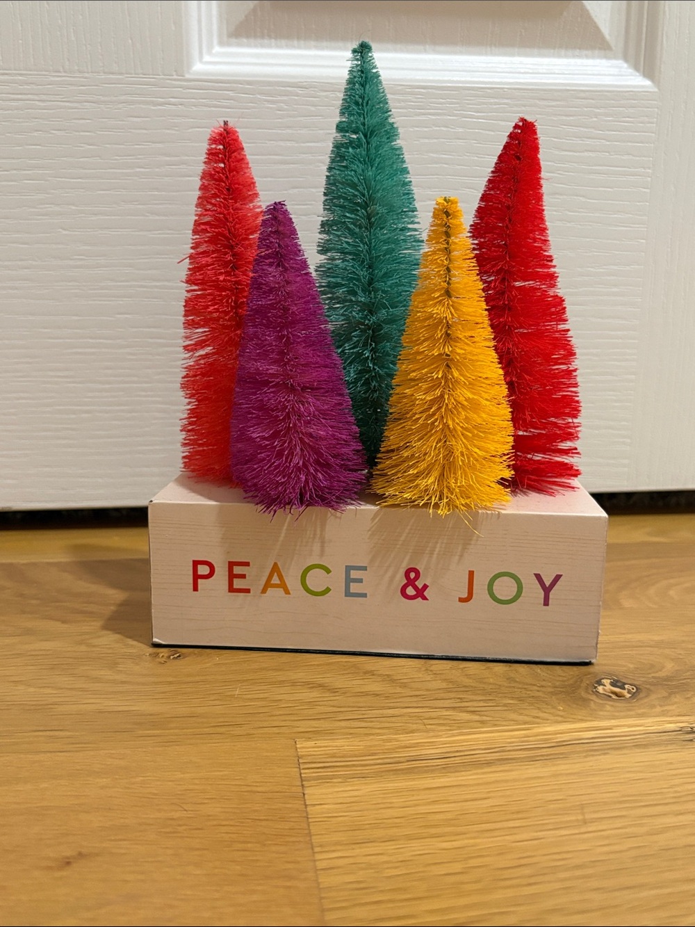 Holiday Time ‘Peace & Joy’ Decorative Christmas Tree Decor